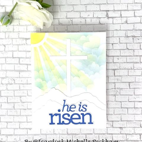 he is risen diy easter cards