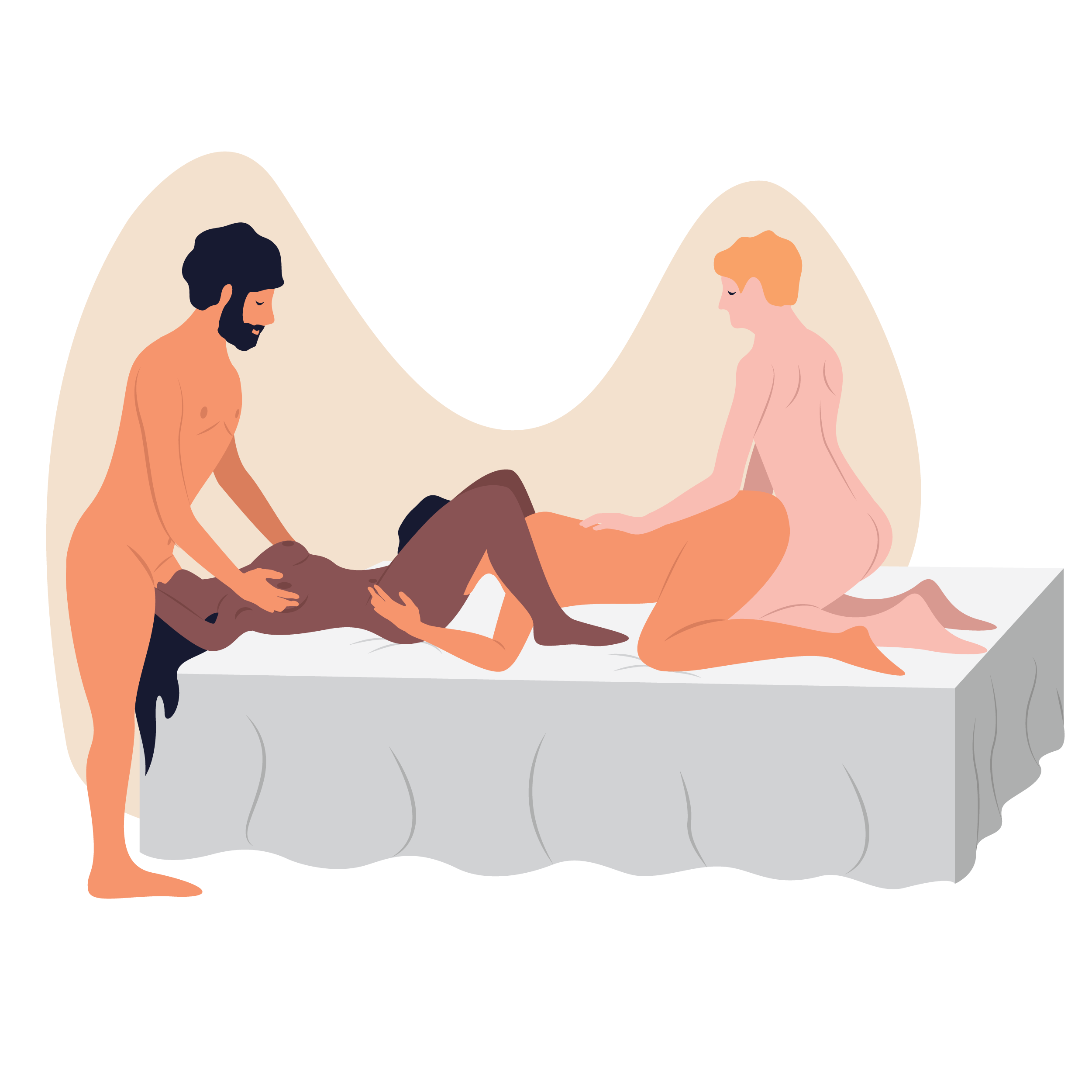 Foursome sex position
