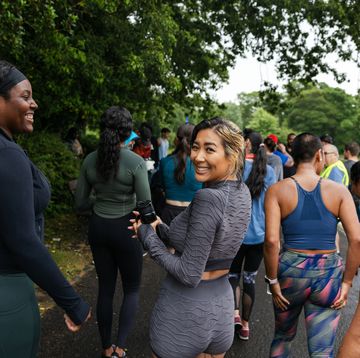 heading to the starting line
