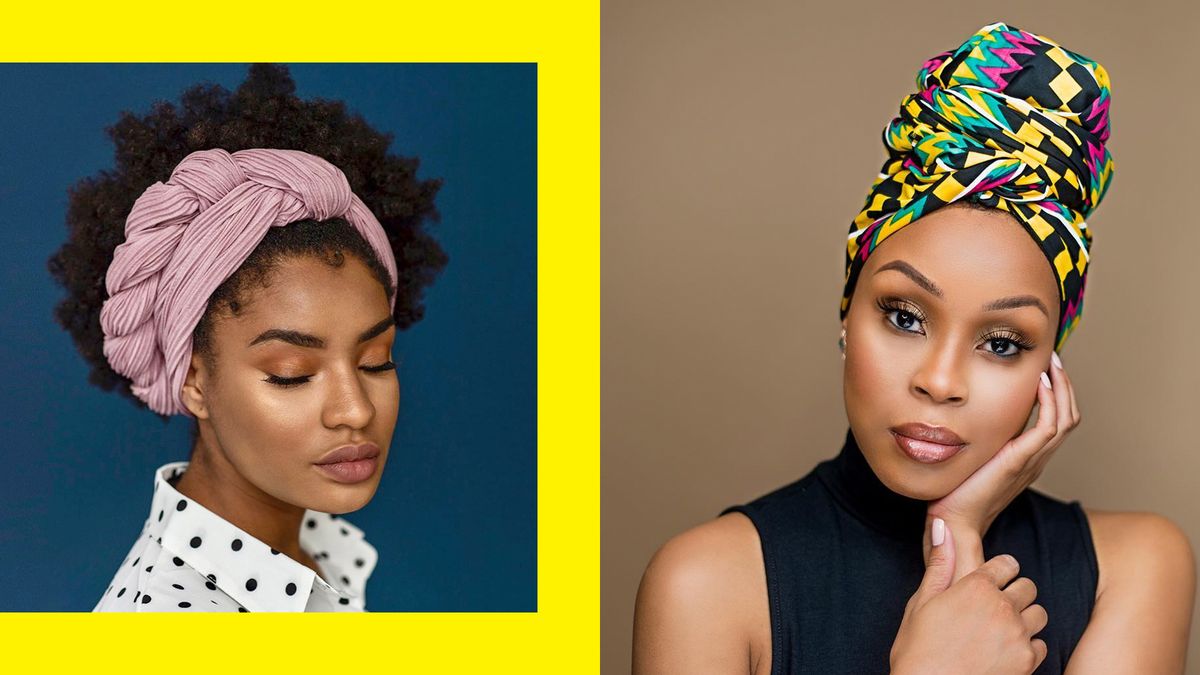 How to Tie a Headwrap: 17 Headscarf Styles for Natural Hair 2022 | Billiger Montag