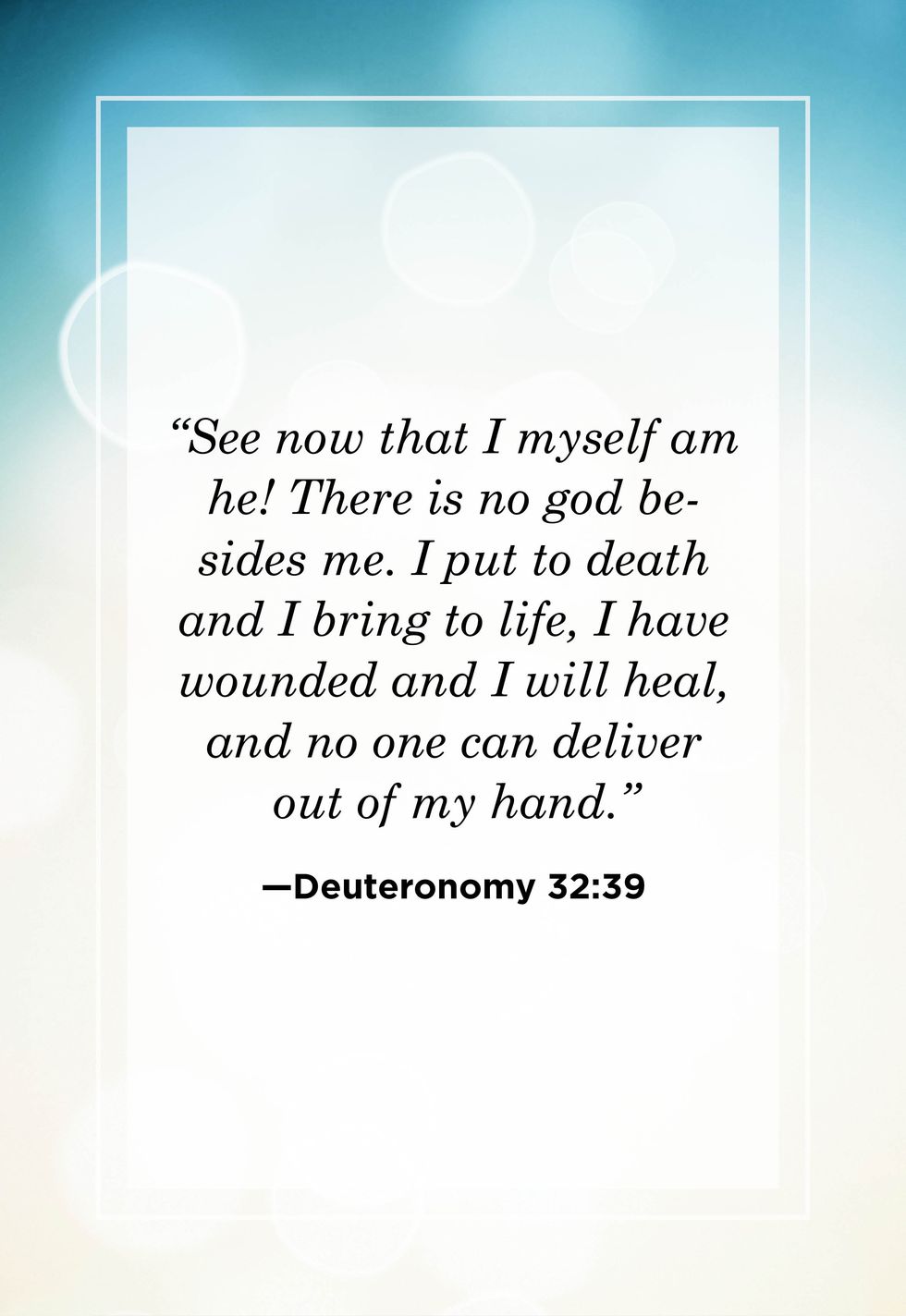 healing bible verses deuteronomy 32 39