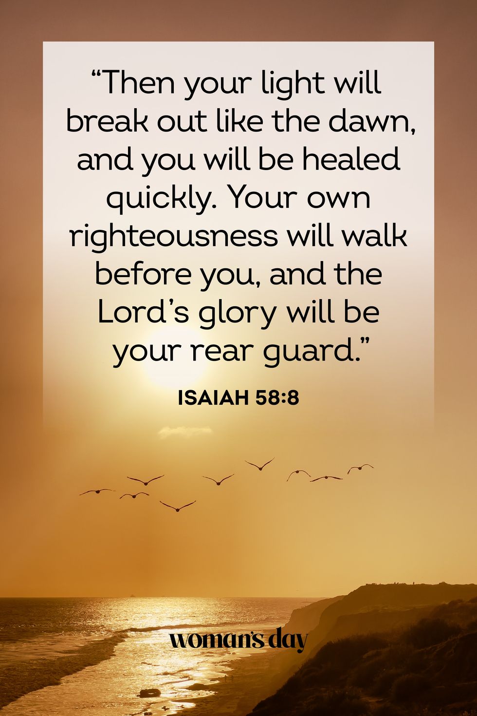 healing scriptures isaiah 58 8