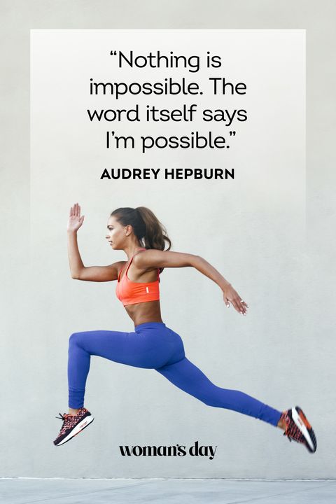 exercise quotes audrey hepburn