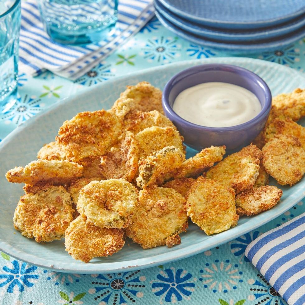 healthy appetizers air fryer fried pickles
