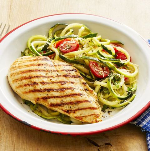 healthy chicken recipes grilled chicken with zucchini noodles