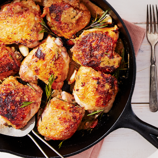 healthy dinner ideas garlic rosemary chicken