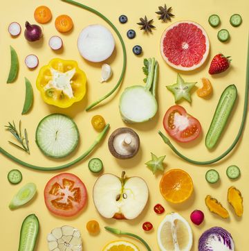 healthy eating vegan food still life image.