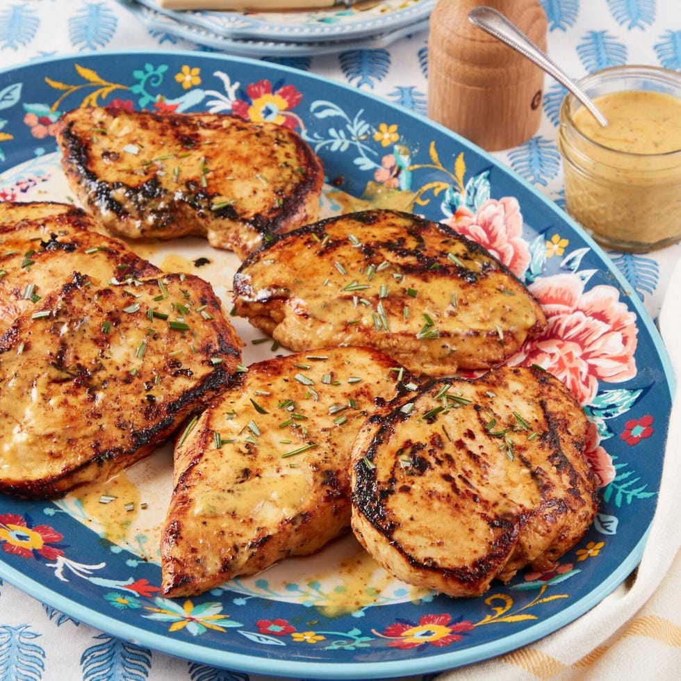 healthy fall recipe honey mustard chicken