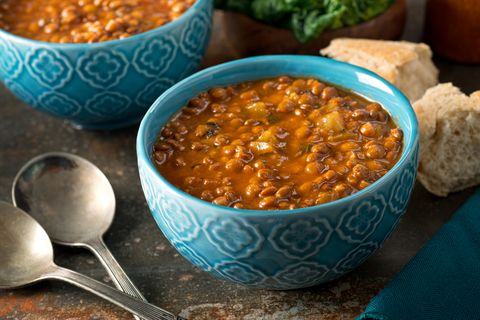 healthy food to lose weight a bowl of delicious hearty homemade curried lentil soup