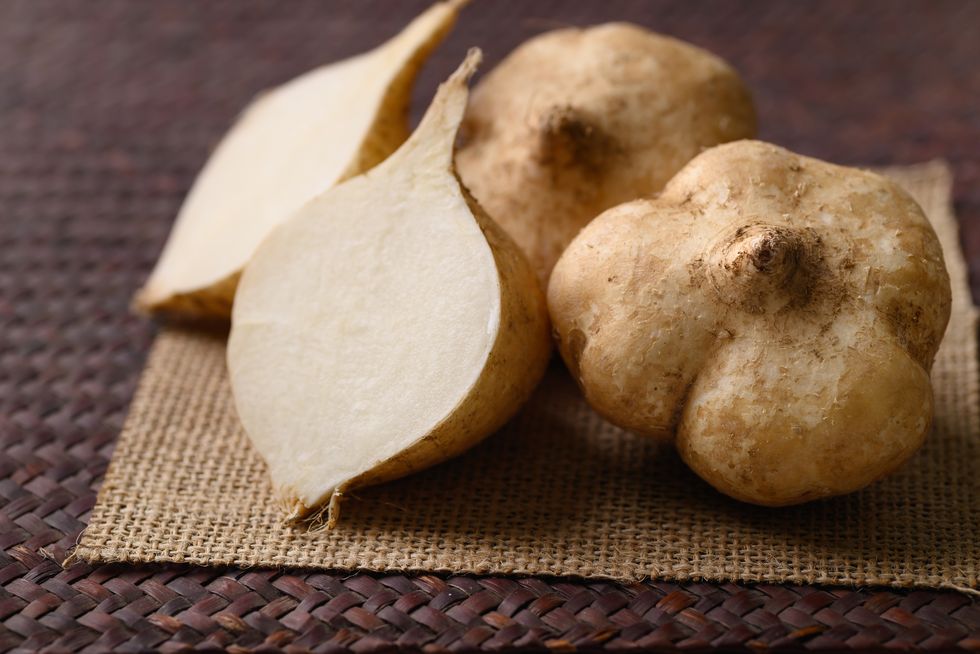 healthy foods to lose weight fresh jicama or yam bean jicama can be eaten raw or cooked, the taste are crisp, juicy, moist, and slightly sweet