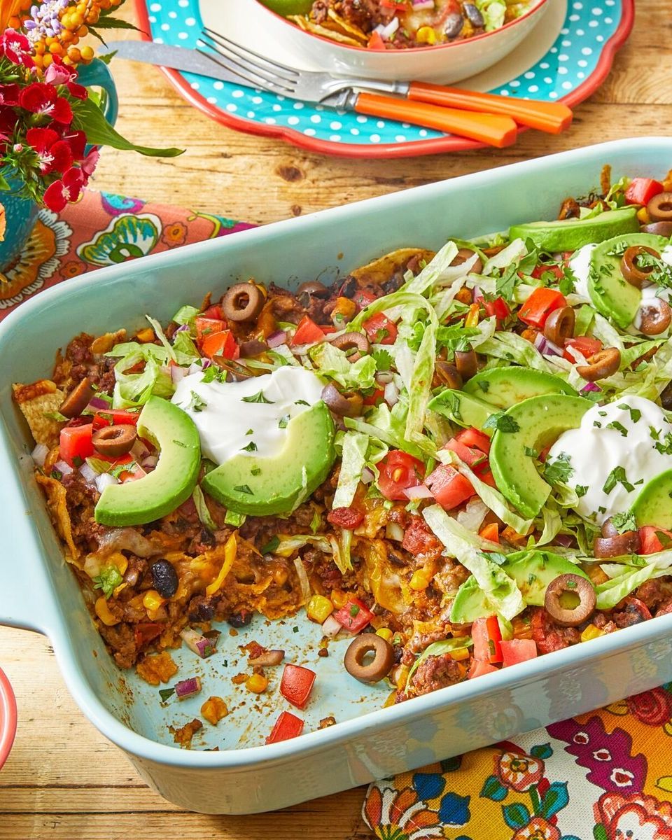 healthy ground beef recipes taco casserole