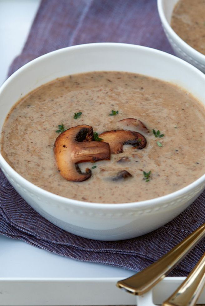 healthy lunch ideas cream of mushroom soup