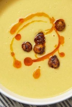 healthy lunch ideas creamy chickpea soup