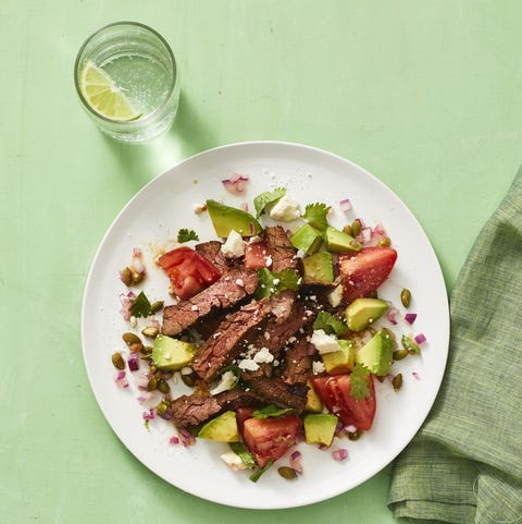 healthy-salads-mexican-skirt-steak-and-avocado-salad healthy salads mexican skirt steak and avocado salad