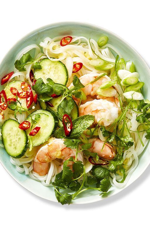 healthy salads rice noodle salad