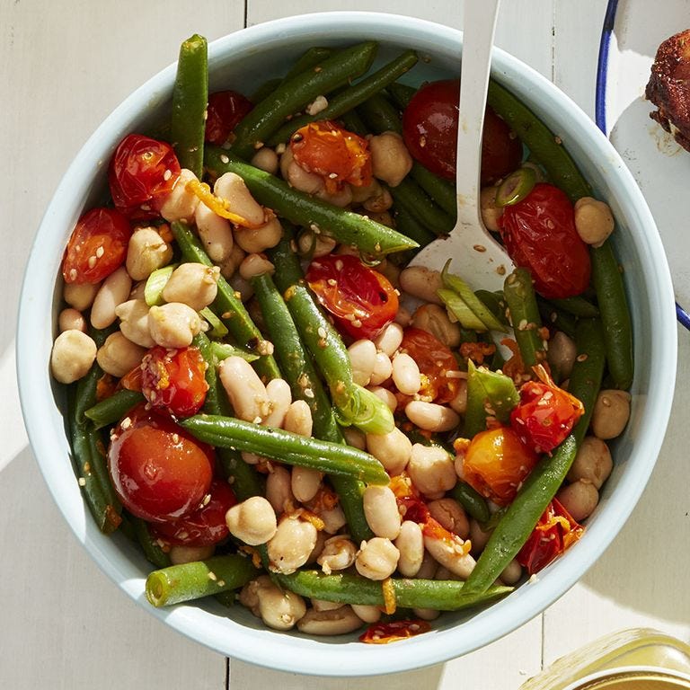 4th of july appetizers three bean salad