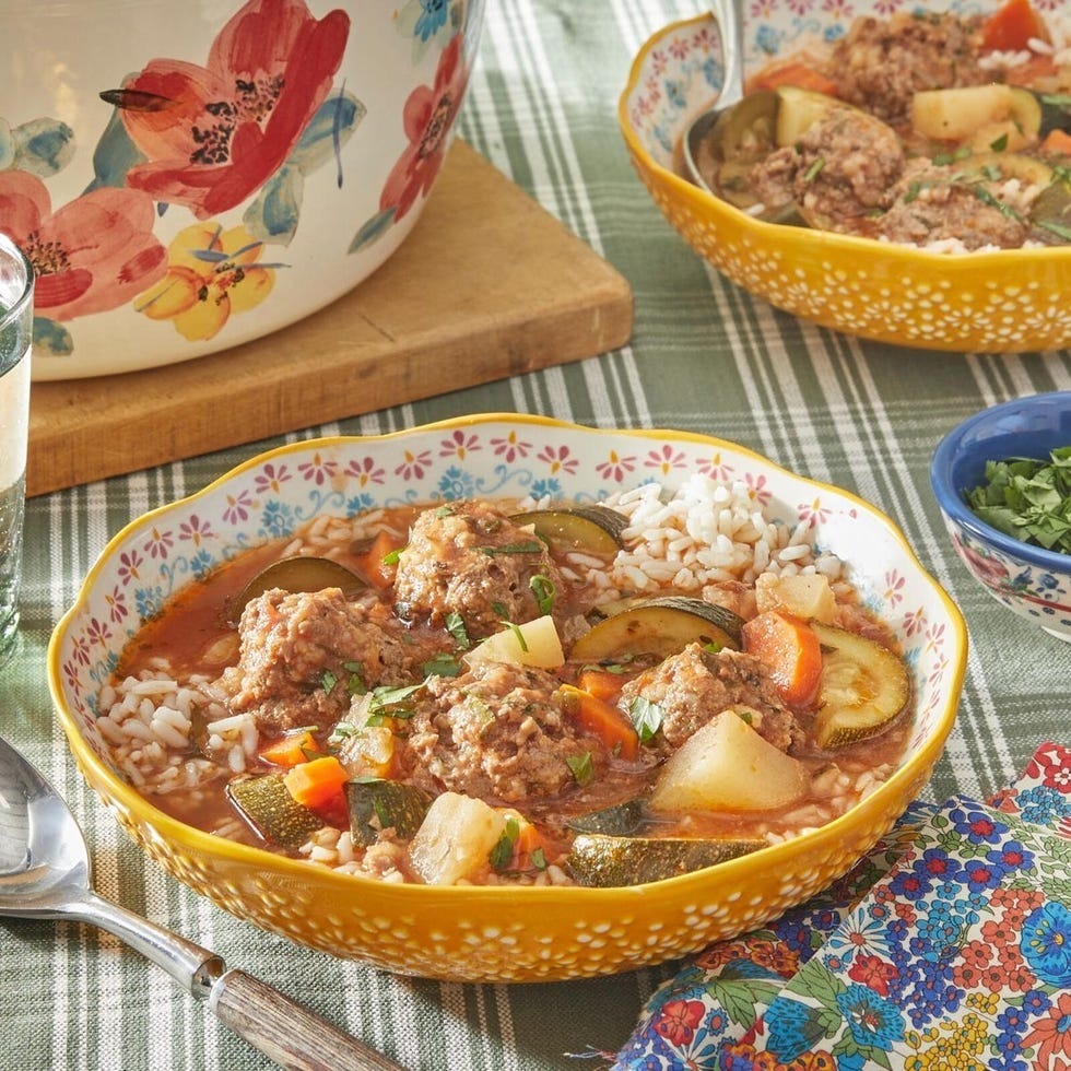 healthy albondigas soup