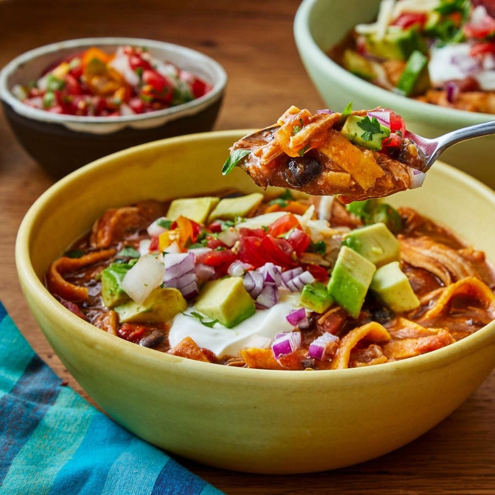 healthy chicken tortilla soup