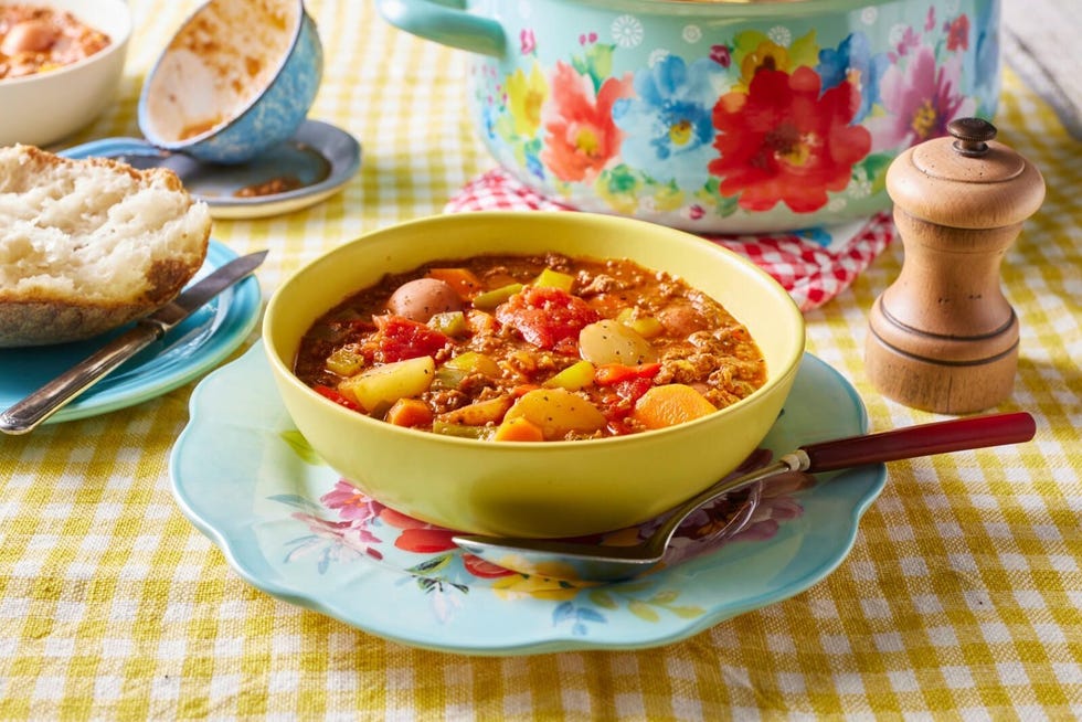 healthy hamburger soup