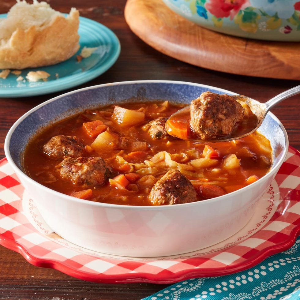 healthy italian meatball soup