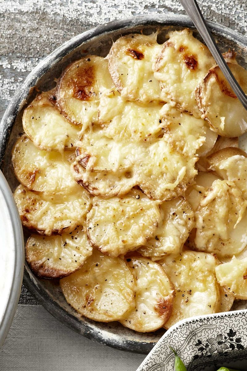 potato and celeryroot gratin