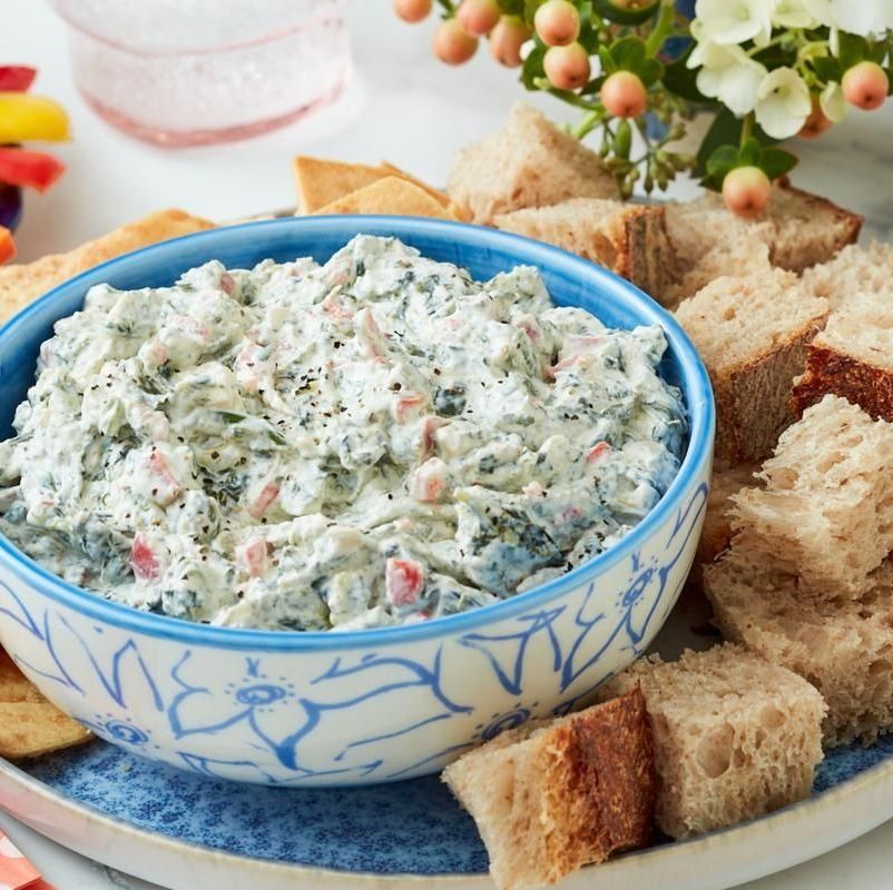 healthy thanksgiving recipes spinach dip