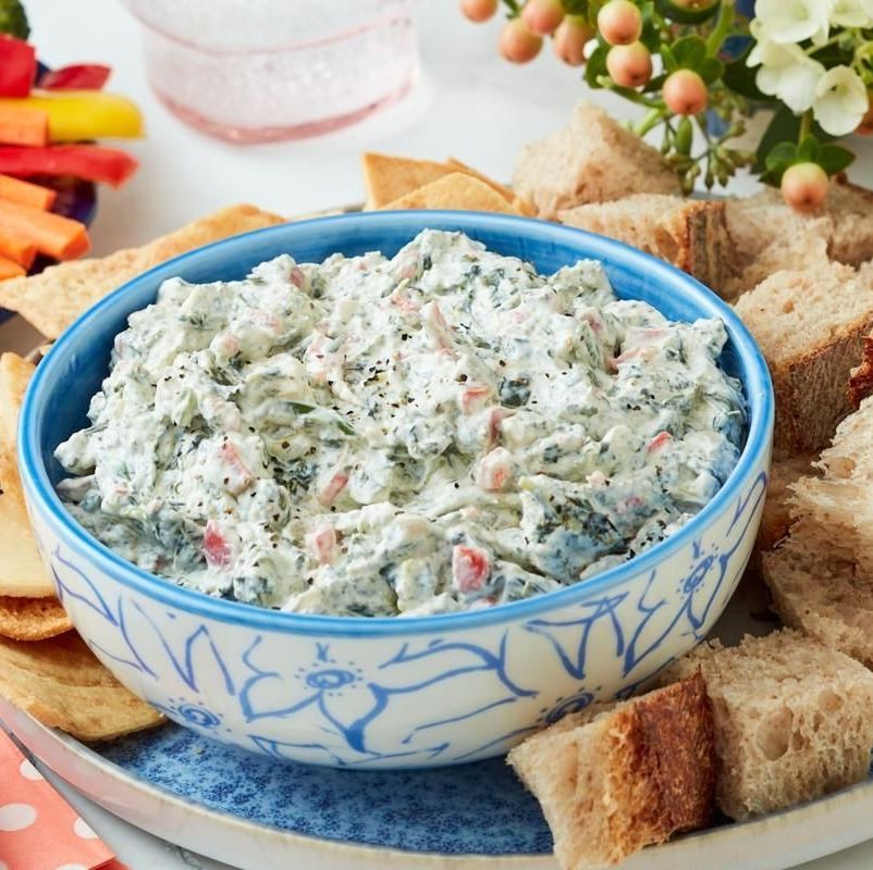 healthy thanksgiving recipes spinach dip