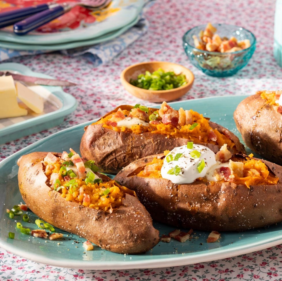 baked sweet potatoes healthy thanksgiving side dish