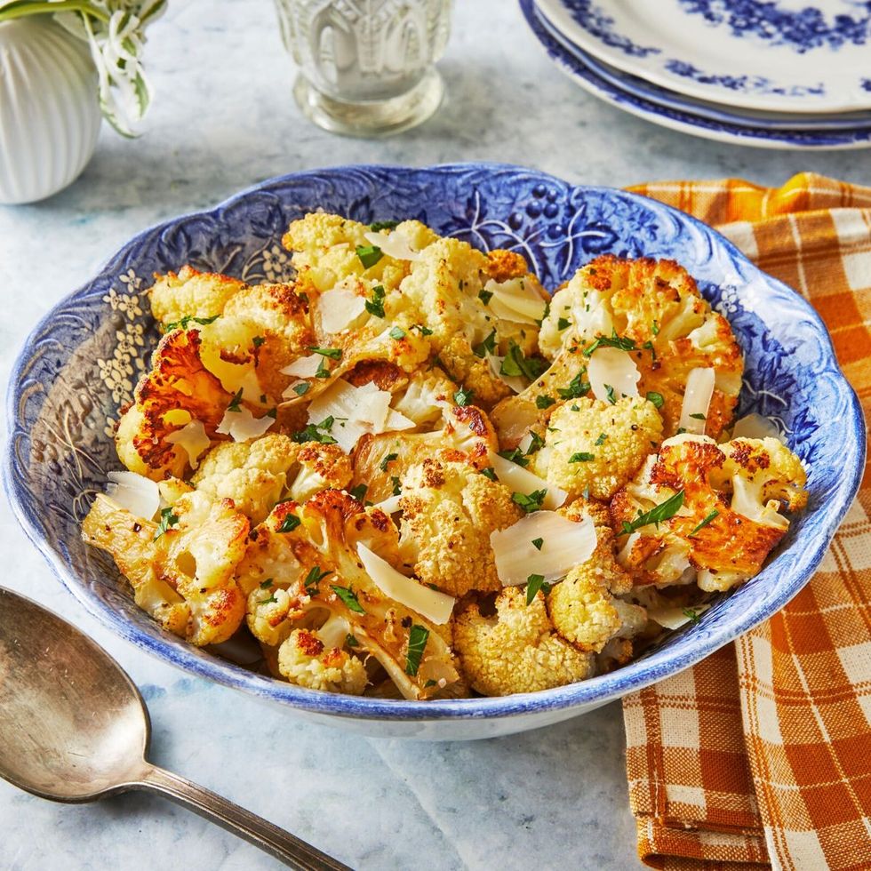 healthy thanksgiving side dishes roasted cauliflower