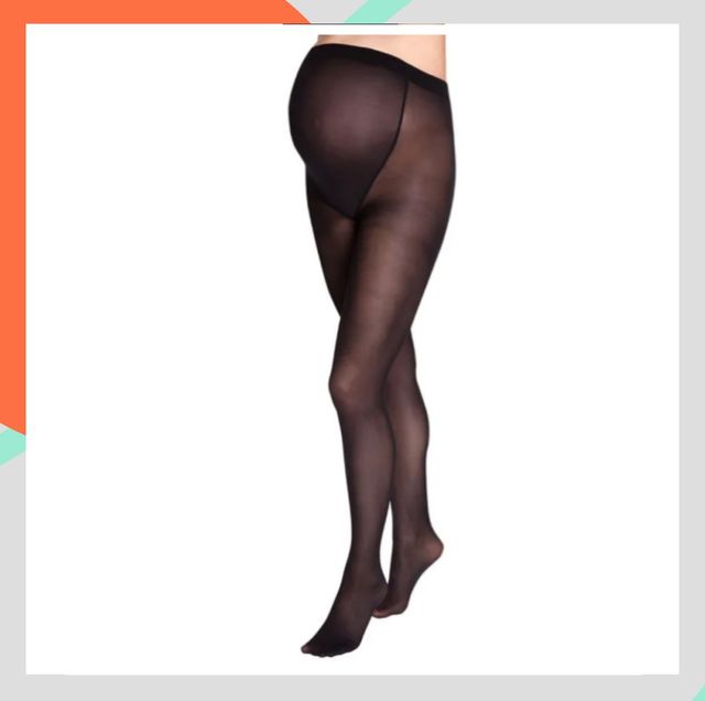 Women's 50D Opaque Footless Tights - A New Day™ Black S/M