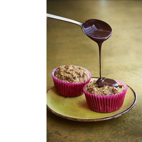 healthy valentine's day treats spiced banana chocolate muffins