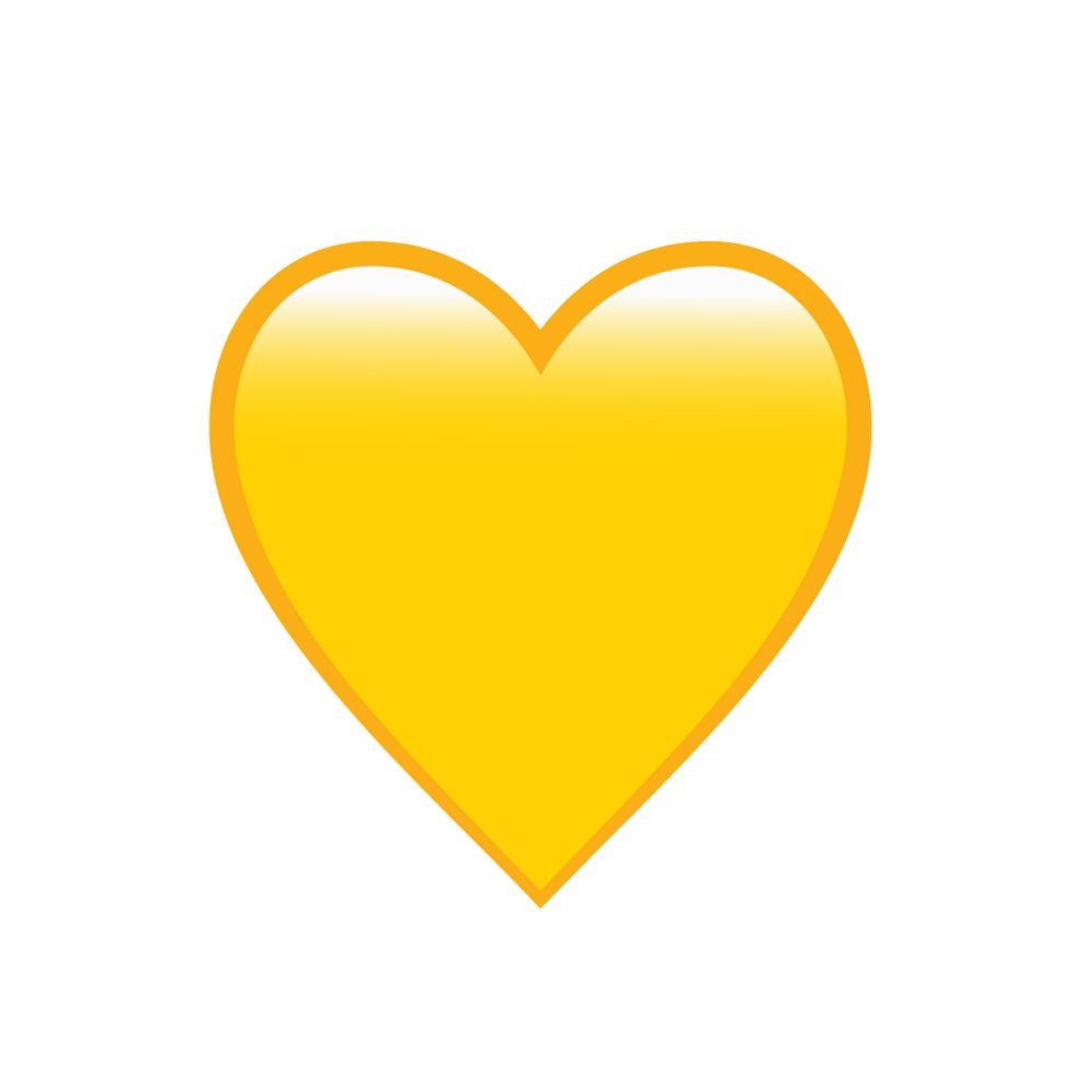 heart emoji meanings yellow heart