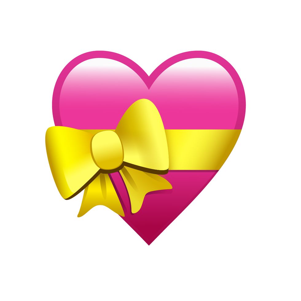 heart emoji meanings heart with ribbon