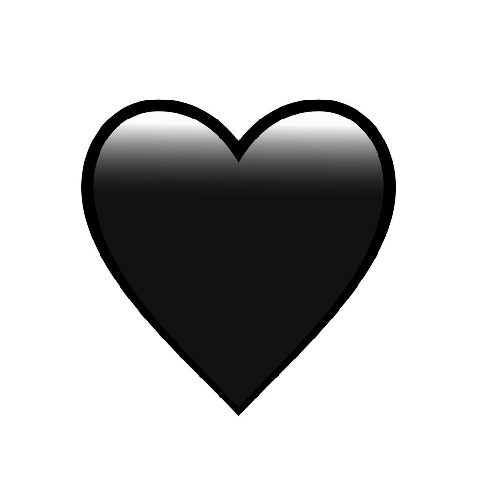 heart emoji meanings black heart