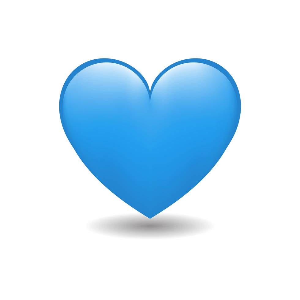 blue heart emoji