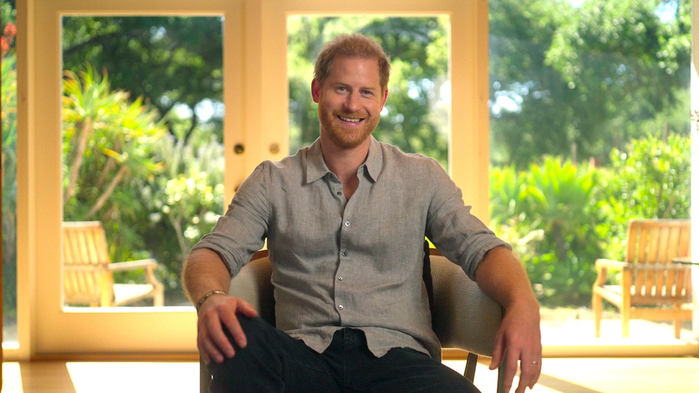 Heart of Invictus Prince Harry Duke of Sussex in Heart of Invictus Cry from Netflix 2023
