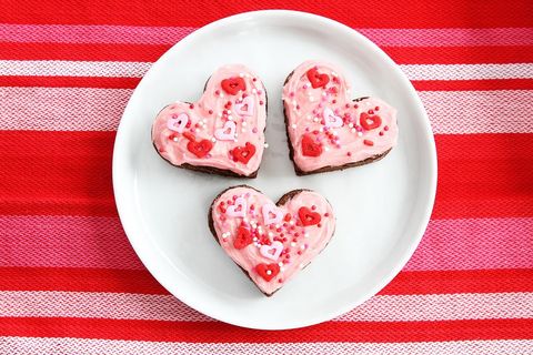 heart shaped foods chocolate sugar cookies