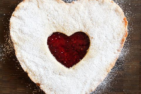 heart shaped foods linzer cookies giant linzer cookie