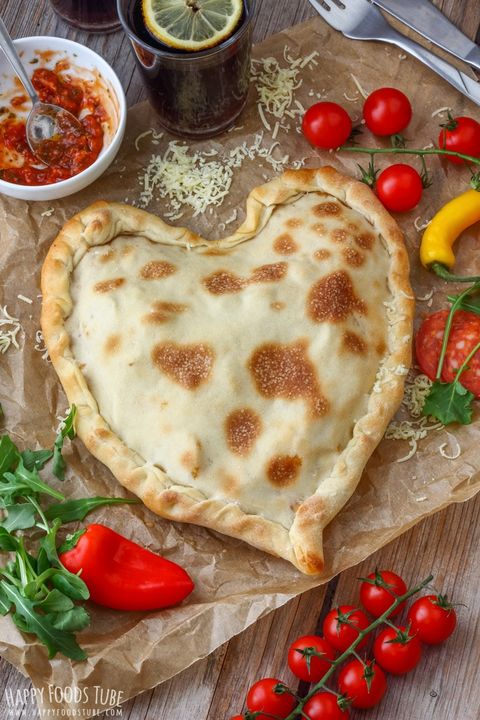 heart shaped foods pizza pocket