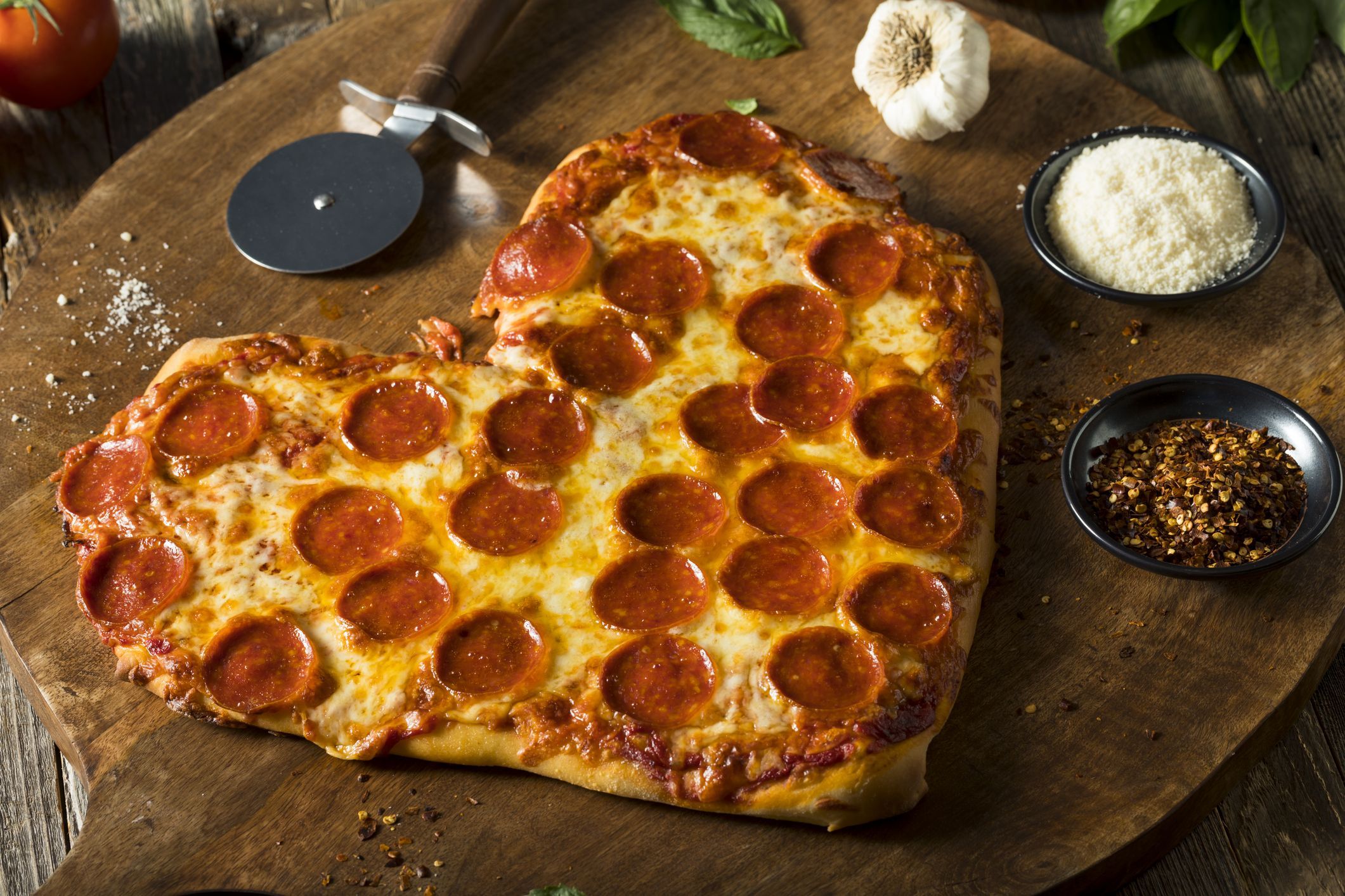 Heart-shaped pizzas hot for Valentine's day - Feb. 10, 2012