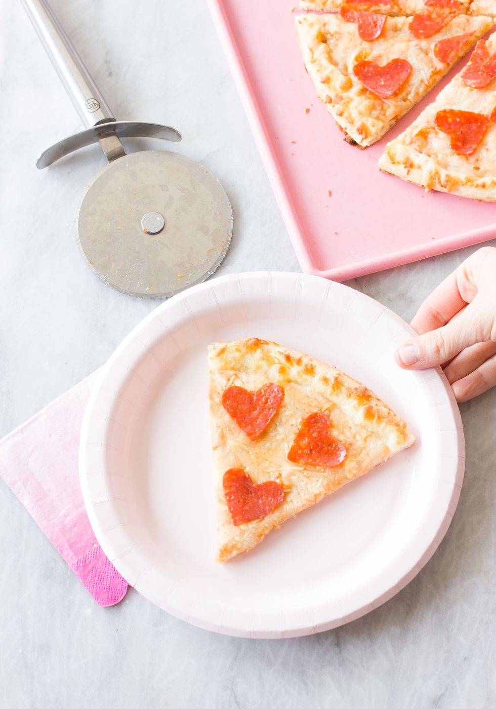 heart shaped pizza engagement party ideas