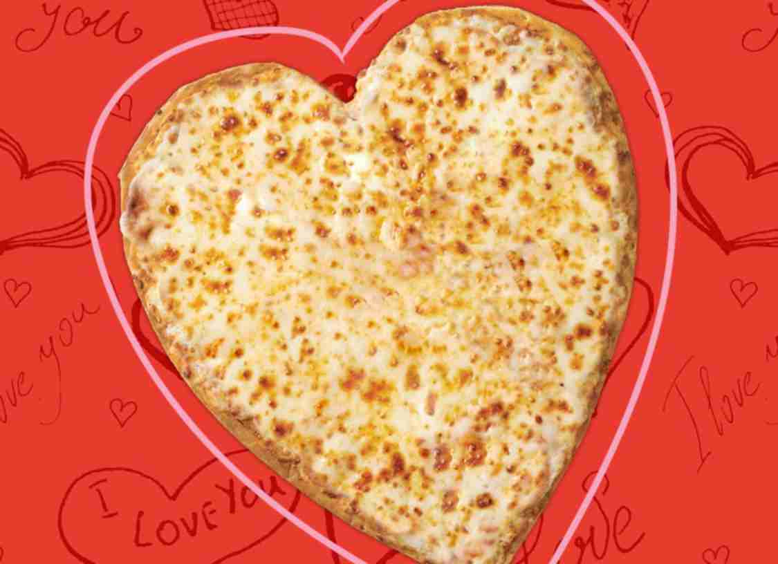 Papa Johns Heart Shaped Pizza 2025