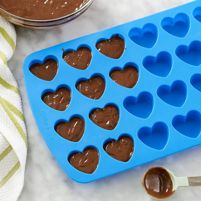 Pink Chocolate Heart Silicone Mold - Love Food Feed