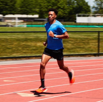 runner sprinting on track runner sprinting on track