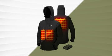 heated jacket lead with green overlay