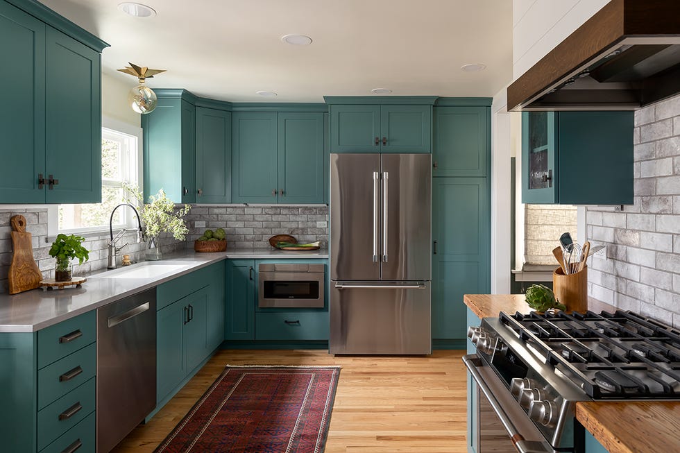 colorful kitchens
