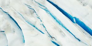 White, Blue, Aqua, Turquoise, Glacial landform, Geological phenomenon, Glacier, 