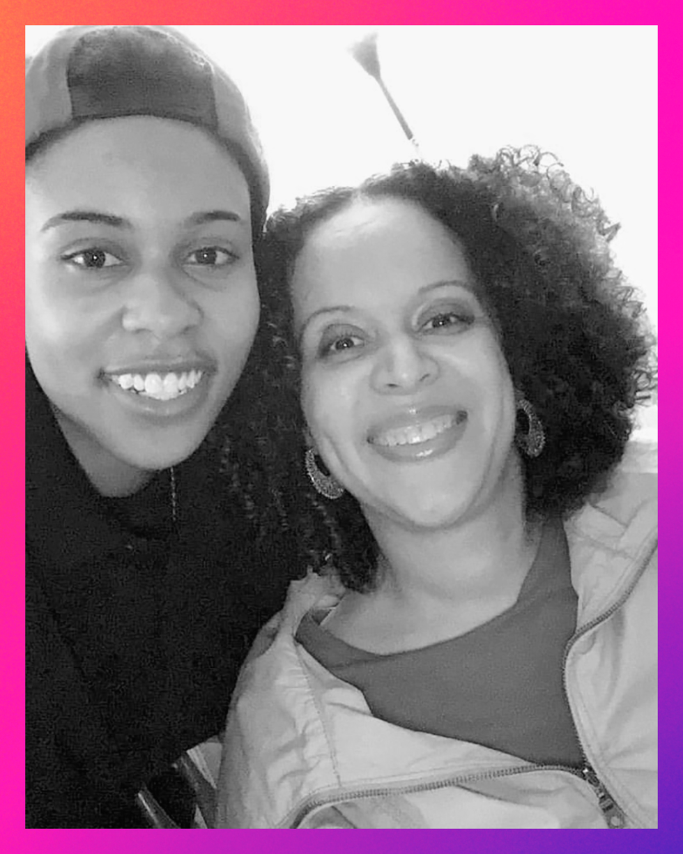 heather watkins smiling with her daughter kay wattz
