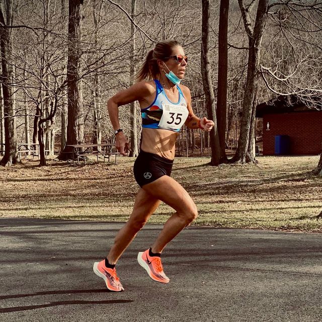 metal and suede B-Bold low-top sneakers - Masters Marathoner Is Running Her  Fastest Times at 58 - Heather Knight Pech Marathons