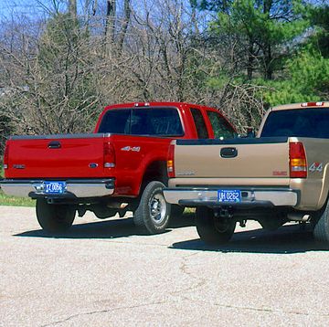 1999 heavy duty truck comparison test 1999 ford f250 superduty 1999 gmc sierra 2500